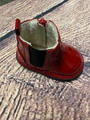 Wee Squeak - Riley Boot (Red) (3) (SEE DESCRIPTION FOR SHIPPING)